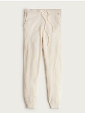 Jcrew Cashmere waffle-knit jogger pant